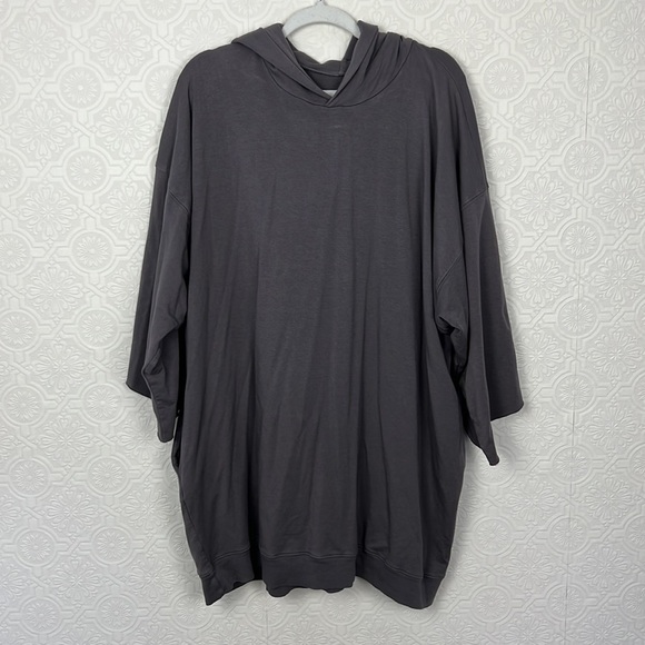 PJ Harlow Urban Muu Muu Oversized Sweater Hoodie Sweatshirt Charcoal Grey UMM02 - Picture 2 of 10